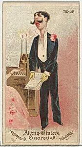 Tenor, from World's Dudes series (N31) for Allen & Ginter Cigarettes by Allen & Ginter