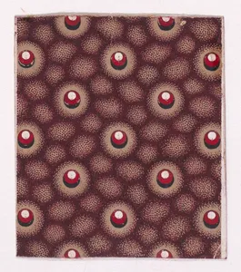 Textile Design with Alternating Pearls over an Abstrack Honeycomb Pattern