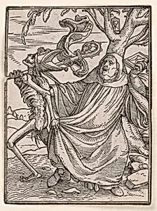 The Abbot, from The Dance of Death by Hans Holbein the Younger|Hans Lützelburger