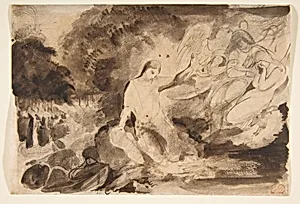 The Agony in the Garden by Eugène Delacroix