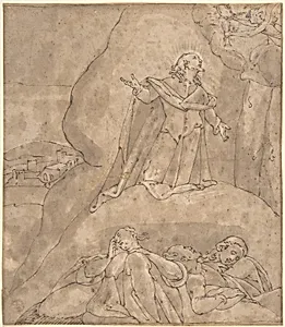 The Agony in the Garden by Anonymous, Italian, 16th century