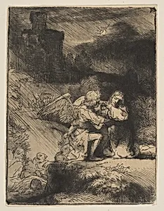 The Agony in the Garden by Rembrandt (Rembrandt van Rijn)