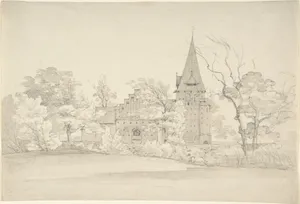 The Aller Church in Sønderjyllands Amt (Denmark), seen from the North