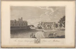 The Ancient Archiepiscopal Palace at Maidstone, from Edward Hasted's, The History and Topographical Survey of the County of Kent, vols. 1-3