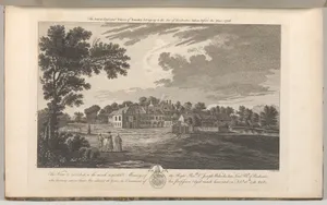The Ancient Episcopal Palace of Bromley, belonging to the See of Rochester, taken before the year 1756, from Edward Hasted's, The History and Topographical Survey of the County of Kent, vols. 1-3