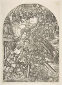 The Angel Gives Saint John the Book to Eat, from the Apocalypse