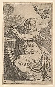 The Annunciation by Parmigianino (Girolamo Francesco Maria Mazzola)