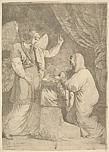 The Annunciation by Jean Jacques Lagrenée