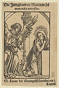 The Annunciation by Lucas Cranach the Elder