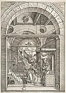 The Annunciation, from The Life of the Virgin by Albrecht Dürer