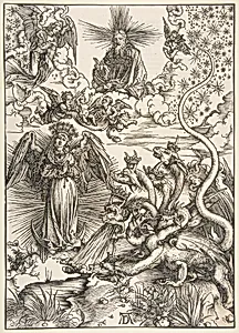 The Apocalyptic Woman, from the Apocalypse series by Albrecht Dürer