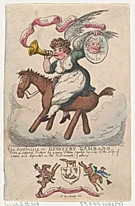 The Apotheosis, or, Geoffery Gambado by Thomas Rowlandson|Thomas Tegg|Henry William Bunbury