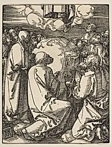 The Ascension, from "The Little Passion" by Albrecht Dürer