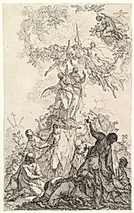 The Ascension of Christ by Johann Ignatz Zimbal