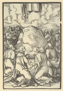 The Ascension of Christ, from Speculum passionis domini nostri Ihesu Christi