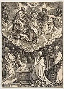 The Assumption and Coronation of the Virgin, from The Life of the Virgin by Albrecht Dürer