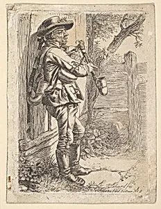 The Bagpiper by Johann Christoph Erhard|Ferdinand Kettner