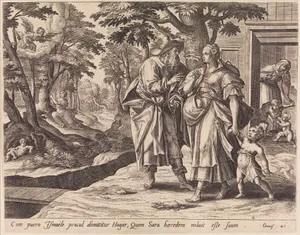 The Banishment of Hagar and Ishmael, from The Story of Abraham