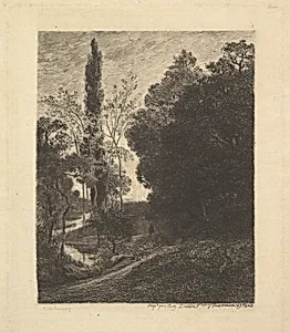 The Banks of Cousin by Charles-François Daubigny|Auguste Delâtre