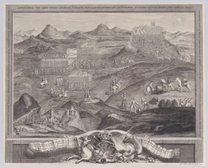 The Battle-Array of Carberry-hill near Edinburgh with the Surrender of Mary Queen of Scots to the Confederate Lords of Scotland, and the Escape of Earl Bothwell