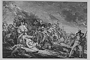 The Battle of Bunker's Hill (June 17, 1775) by John Trumbull|Johann Gotthard Müller|Antonio Cesare Poggi|Joseph Warren