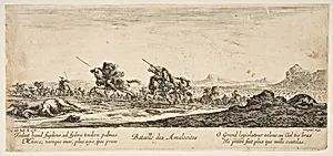 The Battle of the Amalekites by Stefano della Bella