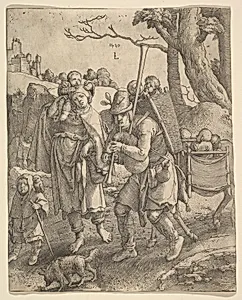 The Beggars (Eulenspiegel) by Lucas van Leyden