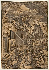 The Birth of the Virgin, from The Life of the Virgin (copy) by Albrecht Dürer