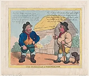The Blessings of Partnership by George Murgatroyd Woodward|Thomas Rowlandson