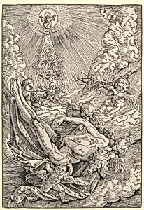 The Body of Christ Carried by Angels towards Heaven by Hans Baldung (called Hans Baldung Grien)