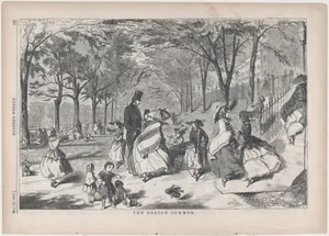 The Boston Common (from "Harper's Weekly," Vol. II)