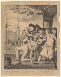 The Bostonians Paying the Excise-Man, or Tarring & Feathering