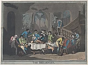 The Breakfast by S. W. Fores|Thomas Rowlandson