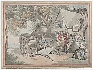 The Cart Horse (from The Life of a Racehourse, or The High-Mettled Racer) by Thomas Rowlandson|S. W. Fores
