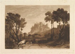 The Castle above the Meadows (Liber Studiorum, part II, plate 8)