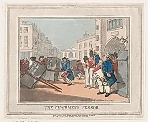 The Chairmen's Terror by Thomas Rowlandson