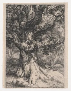 The Charlemagne, Oak Tree with an Eagle's Nest