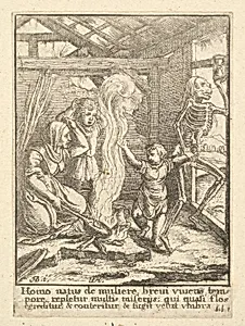 The Child, from the Dance of Death by Hans Holbein the Younger|Wenceslaus Hollar