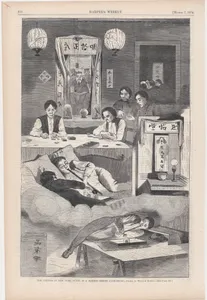 The Chinese in New York – Scene in a Baxter Street Club-House (from "Harper's Weekly," Vol. XVIII)