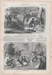The Christmas Tree (from "Harper's Weekly," Vol. II)