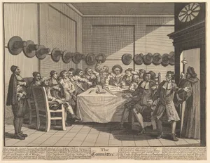The Committee (Twelve Large Illustrations for Samuel Butler's Hudibras, Plate 10)