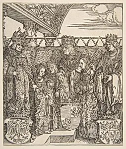 The Congress of Princes at Vienna, from the Triumphal Arch of Emperor Maximilian I by Albrecht Dürer