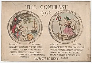 The Contrast by Thomas Rowlandson