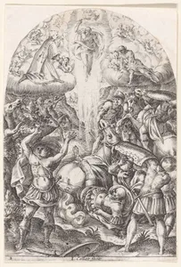 The Conversion of St. Paul, plate 2 from "Les Tableaux de Rome, Les Eglises Jubilaires" (The Paintings of Rome, The Churches Jubilee)