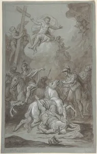 The Conversion of St. Paul (recto); The Execution of the Prisoner (verso)