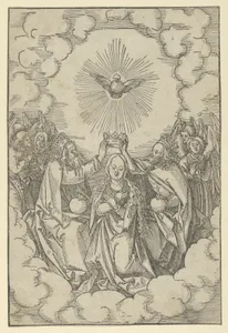 The Coronation of Mary, from Speculum passionis domini nostri Ihesu Christi