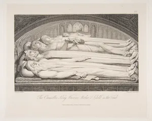 The Counsellor, King, Warrior, Mother & Child in the Tomb, from "The Grave," a Poem by Robert Blair
