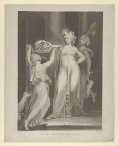 The Daughter of Herodias (Salome Receiving the Head of John the Baptist, Matthew 14:10-11)