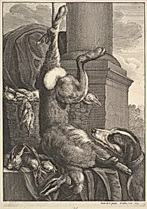 The Dead Hare by Wenceslaus Hollar|Pieter Boel