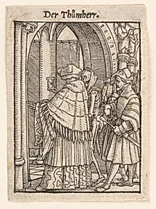 The Dean (or Canon), from The Dance of Death by Hans Holbein the Younger|Hans Lützelburger